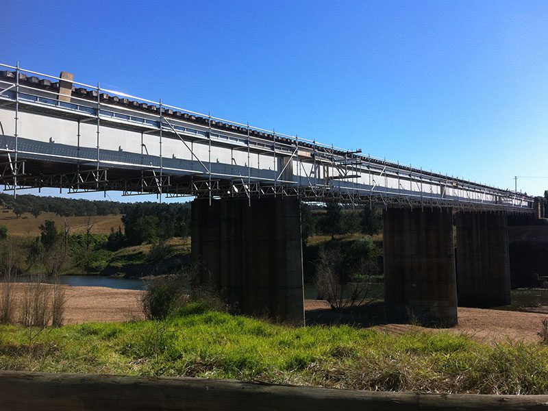 Singleton Rail Bridge Novocastrian Scaffolding